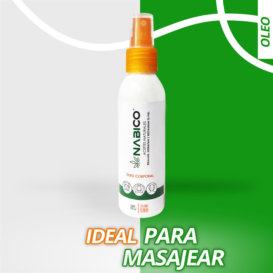 NABICO OLEO CORPORAL - 120ML - IDEAL PARA MASAJES DE RELAJACIÓN