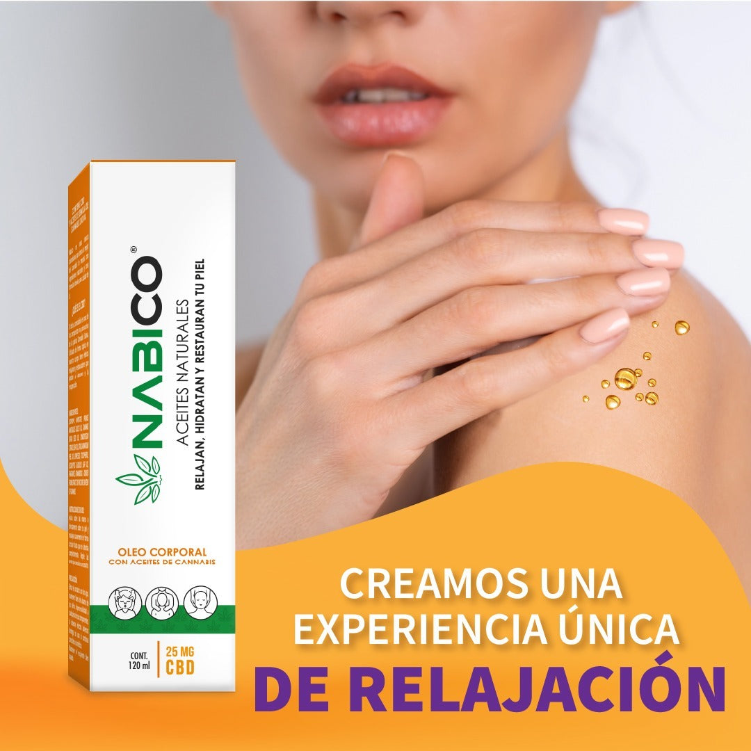 NABICO OLEO CORPORAL - 120ML - IDEAL PARA MASAJES DE RELAJACIÓN